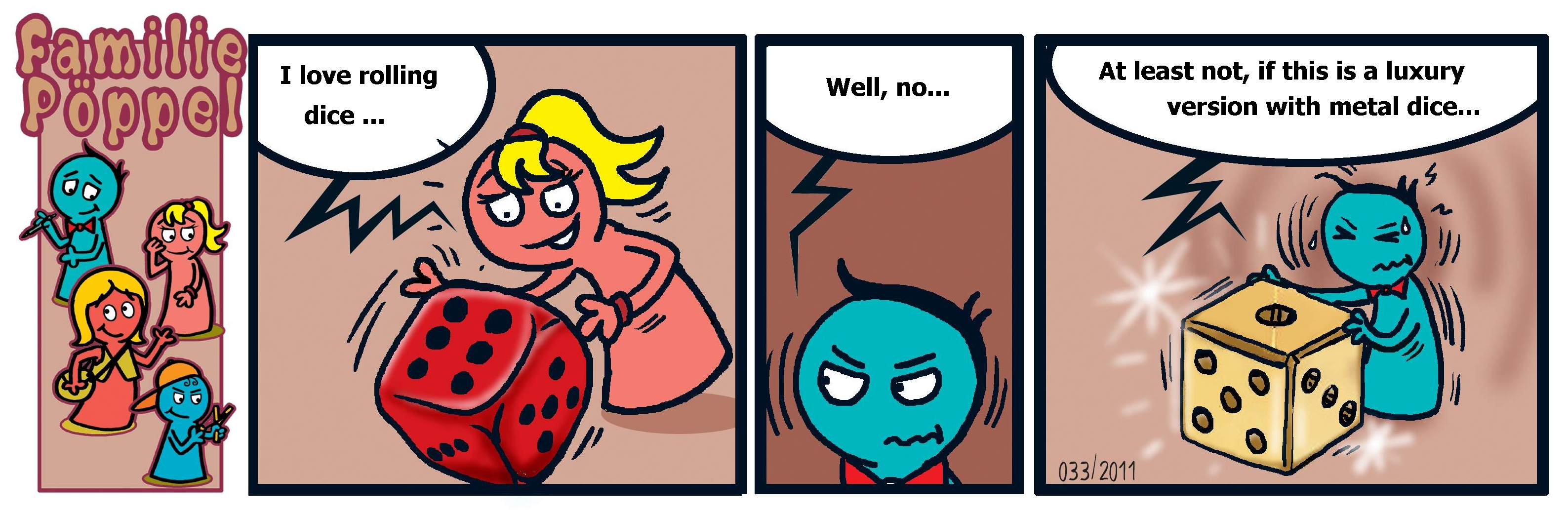 Blank dice