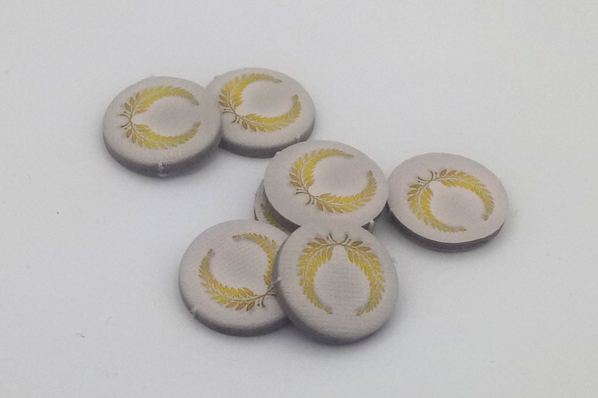 Siegpunkt goldener Lorbeer 15mm