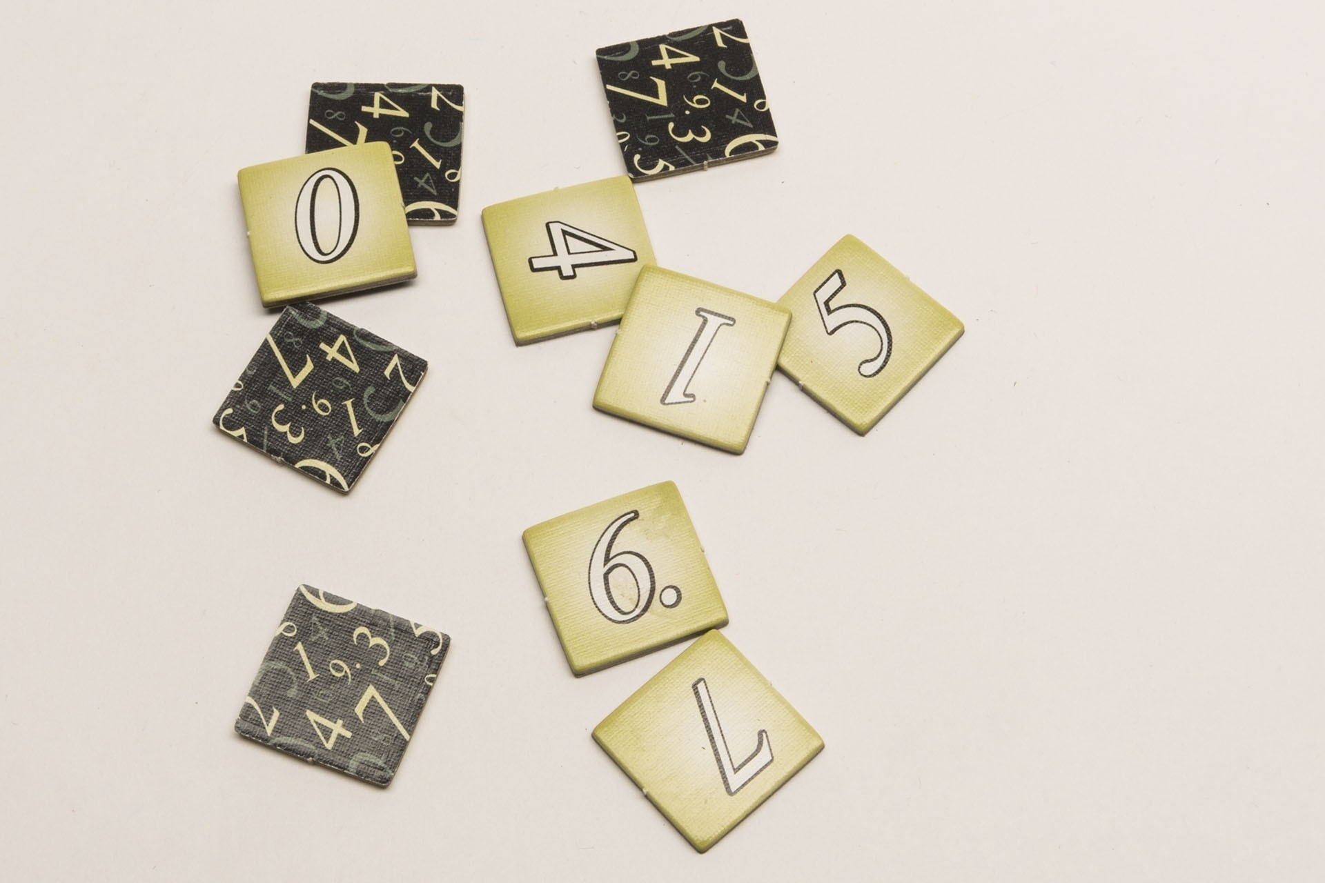 Zahlenmarker 0 - 12