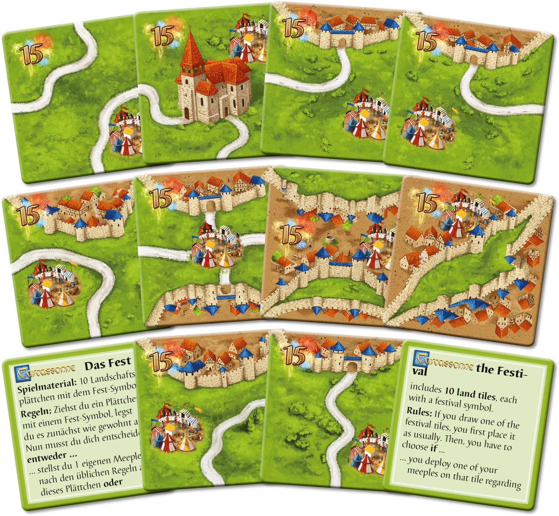 Carcassonne - Das Fest II (neue Edition) - (DEU/ENG)