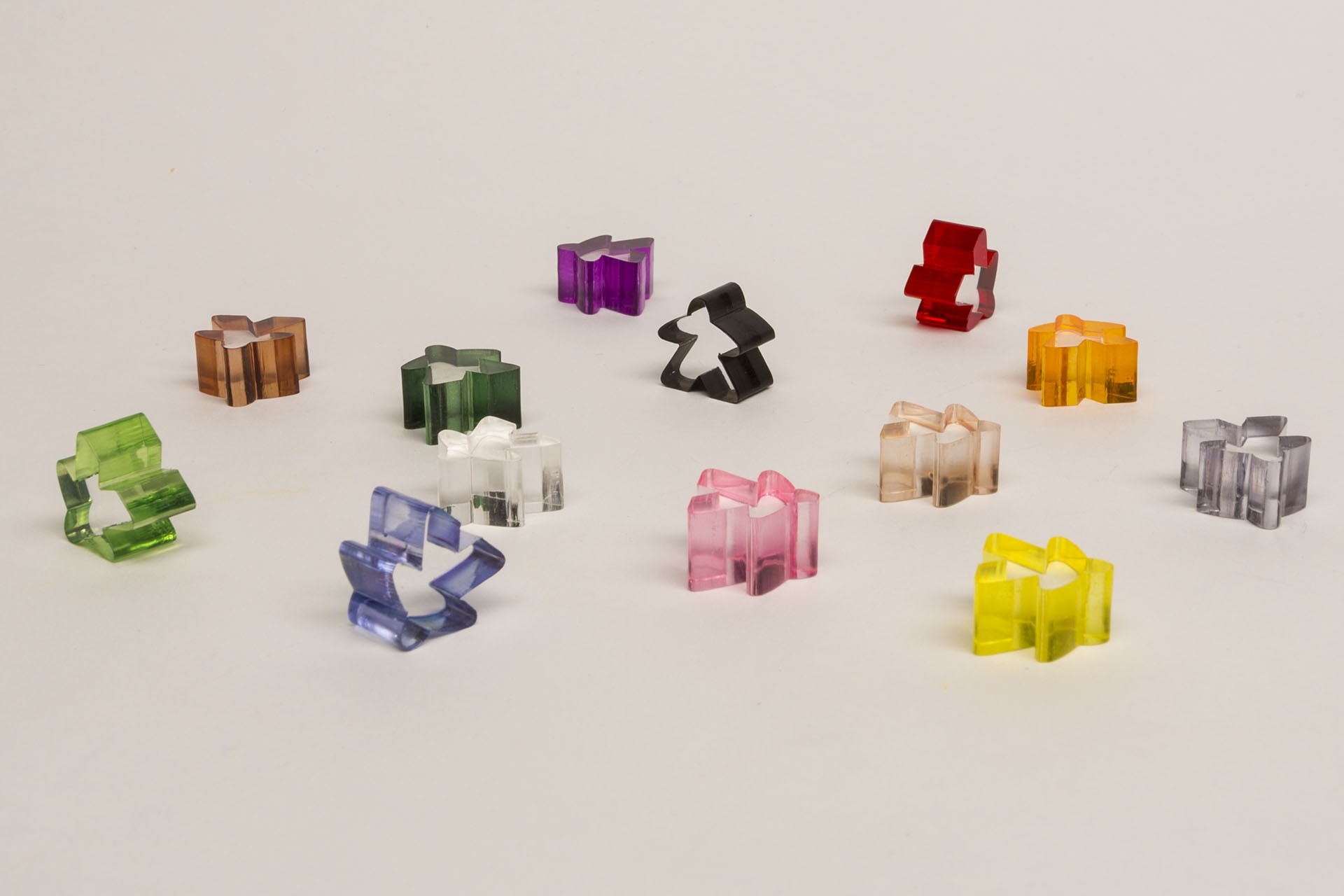 Carcassonne transparente Meeples - Auslaufartikel / discontinued item