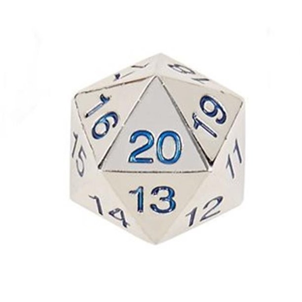 Metal Würfel 22mm D20