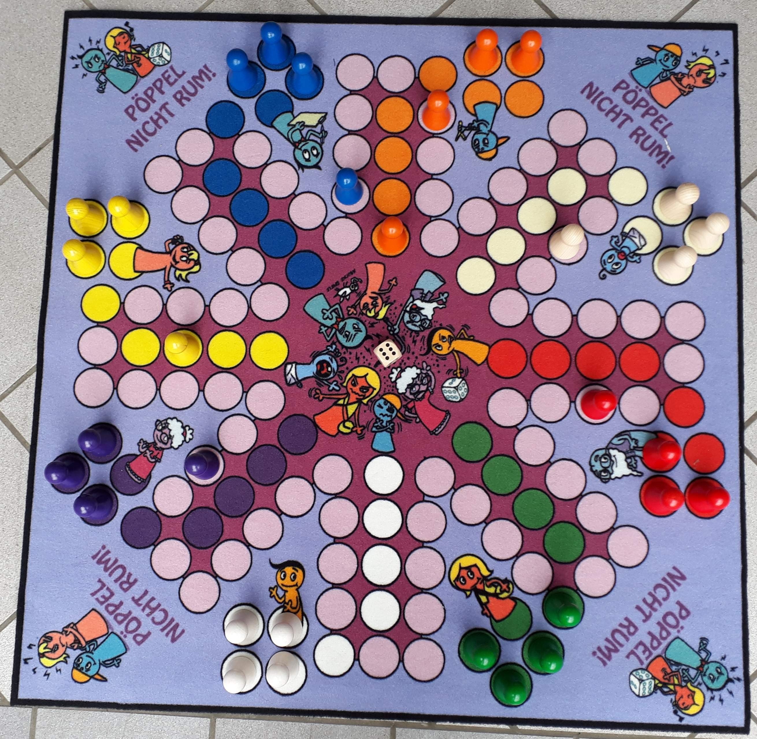 Spieleteppich Pöppel-nicht-rum (8er Version)