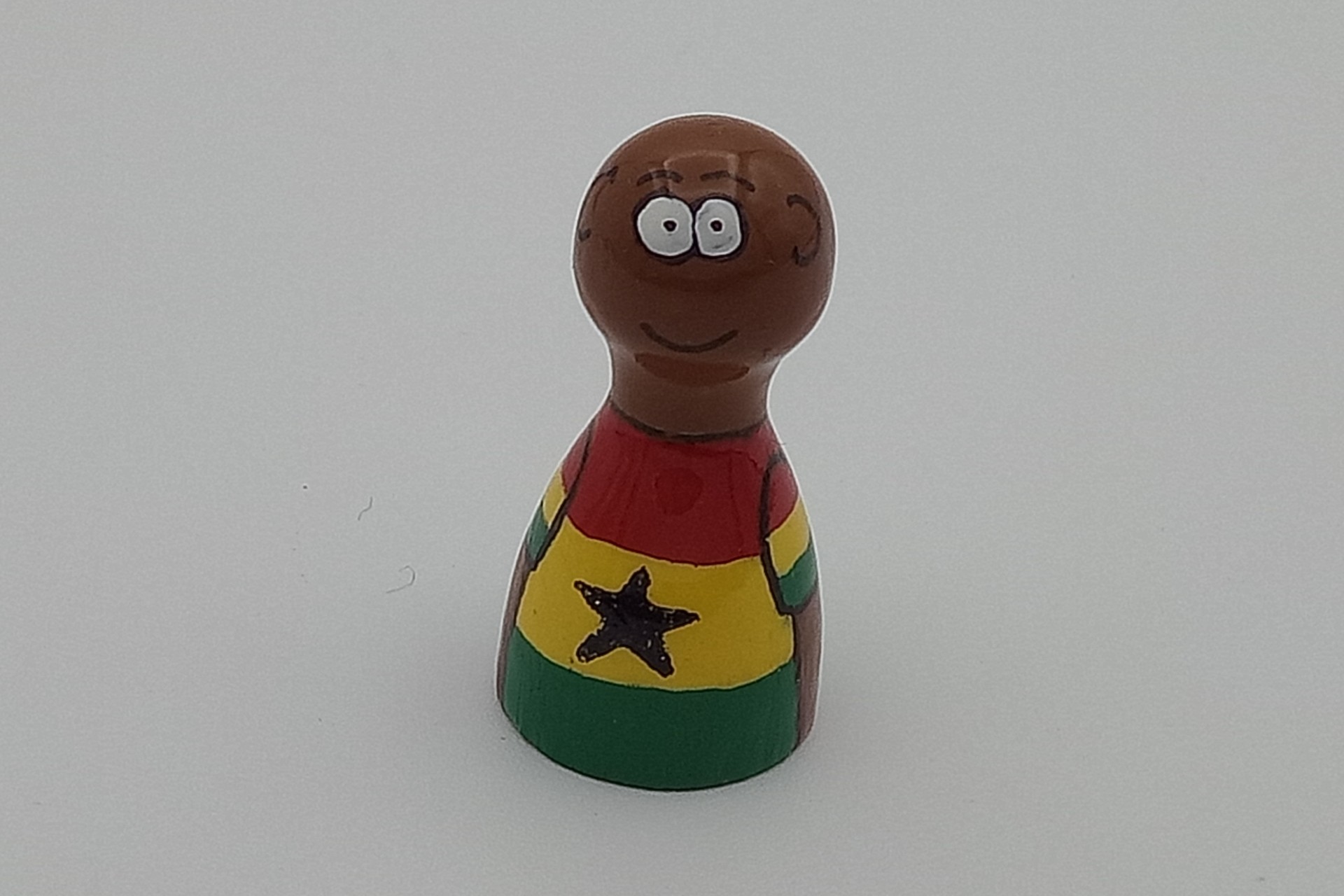 Handbemalte Pöppel - Ghanaer