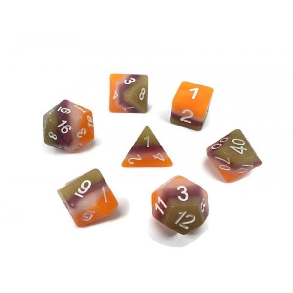 multicolor dice set