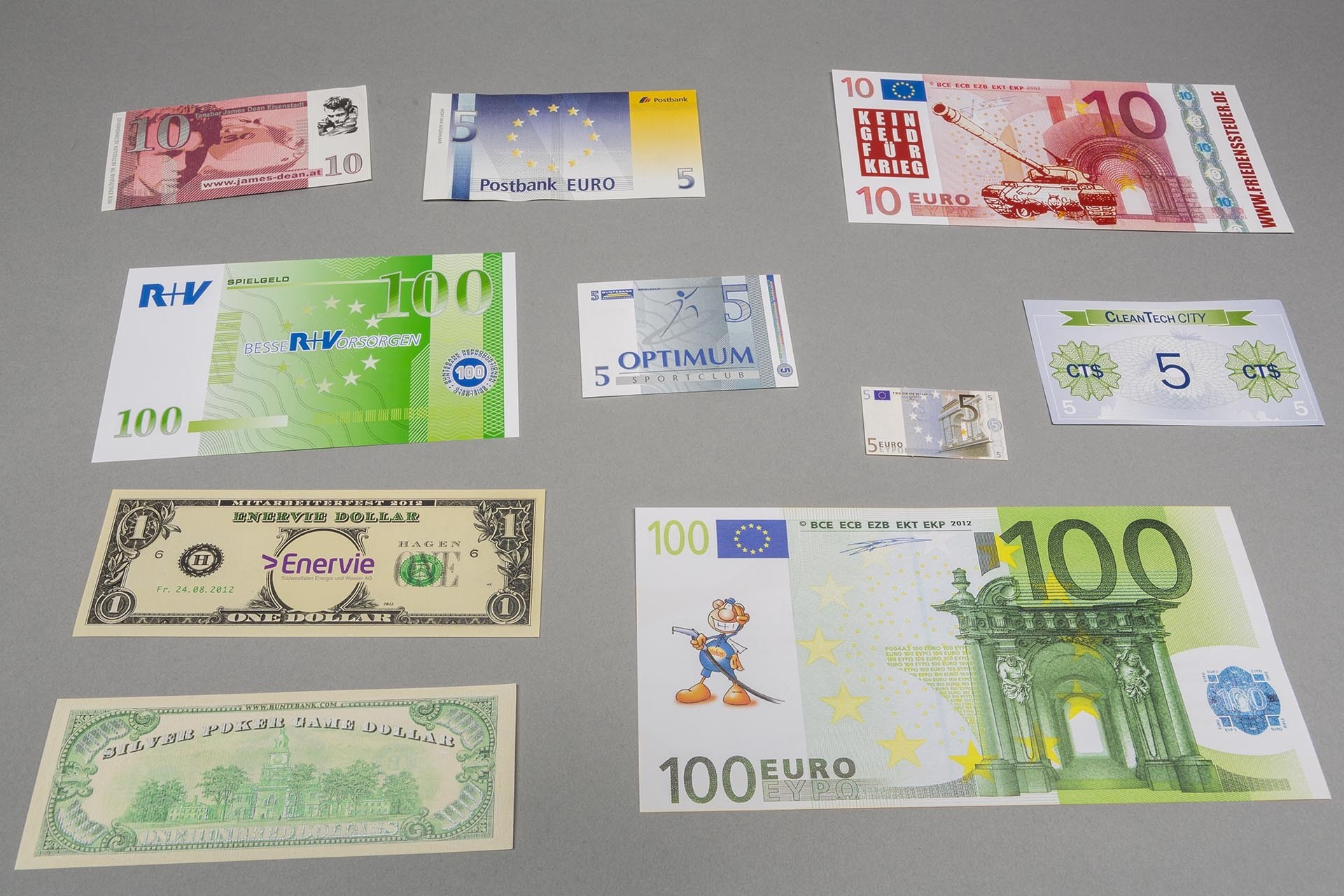 Individuelles Spielgeld (Scheine)