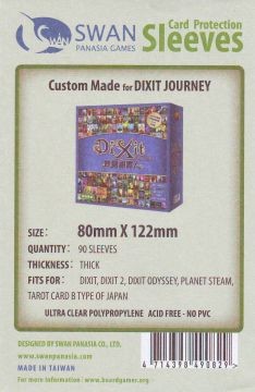 Kartenhüllen (Sleeves) für Spielkarten 80x122 mm 90 Stück (Dixit)