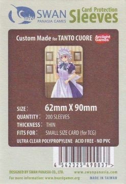 Kartenhüllen (Sleeves) für Spielkarten 62x90 mm 160 Stück (Tanto Cuore)