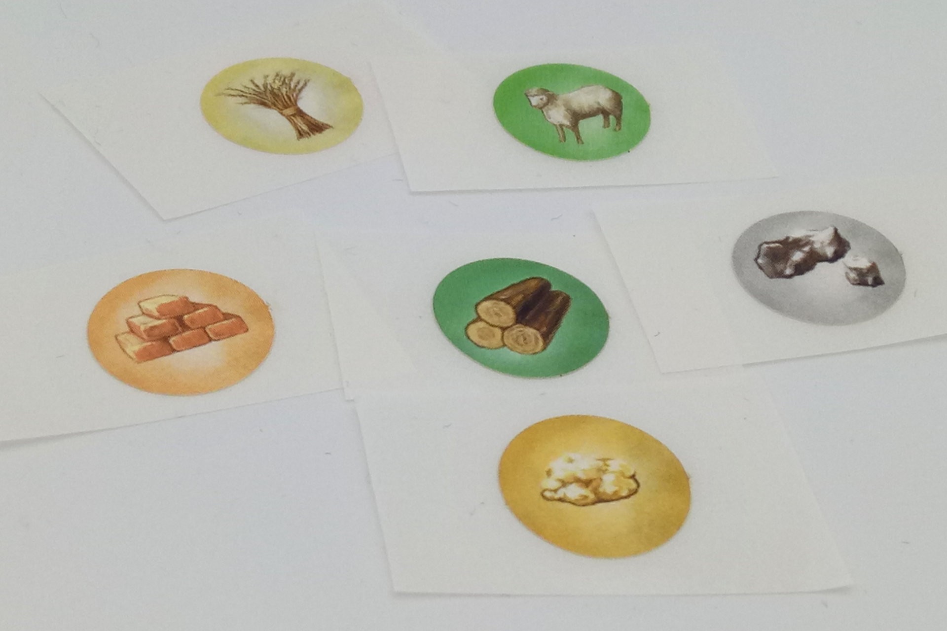 Aufkleber "Waren" CATAN