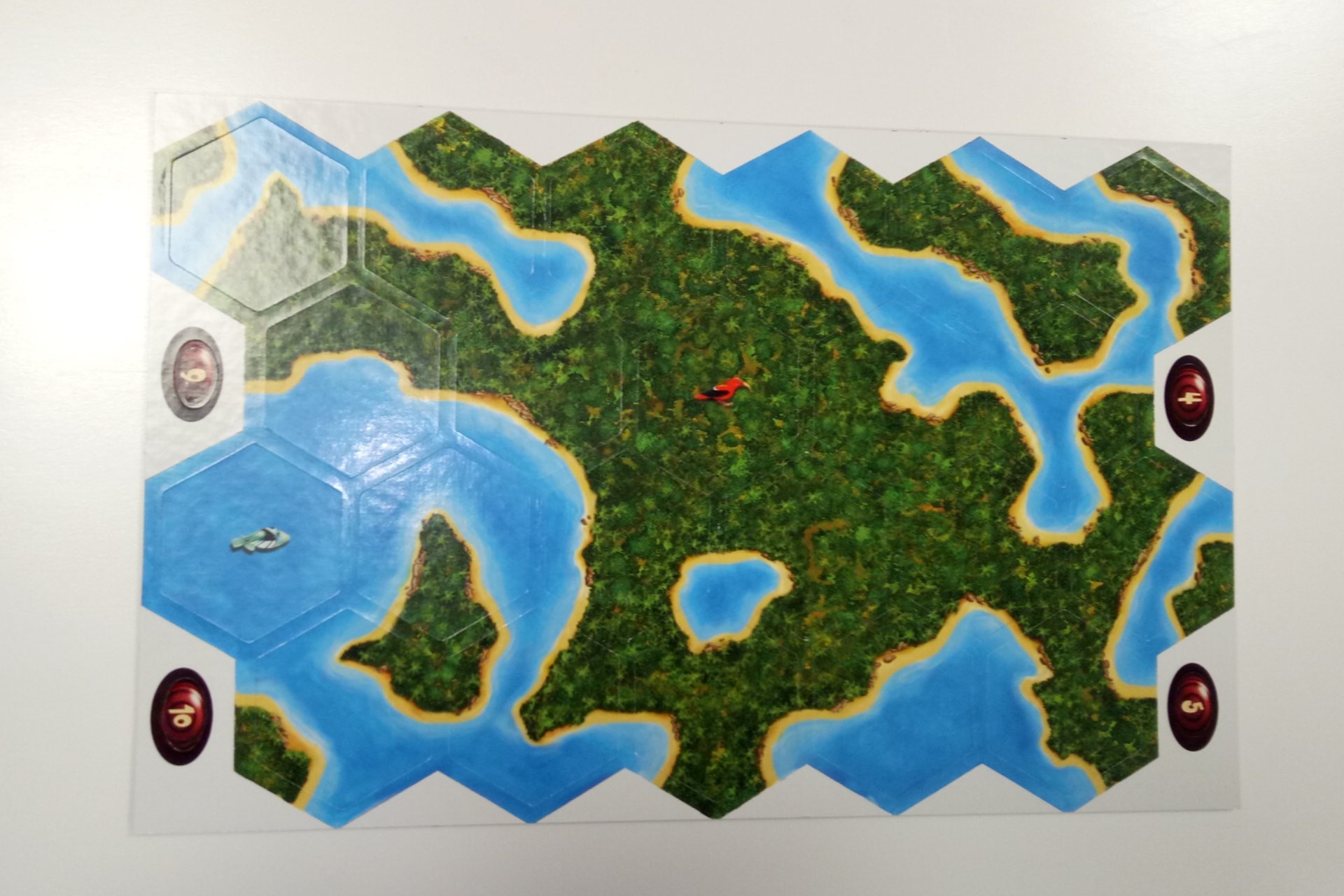 Landschaftsfelder Amazonas hexagonal