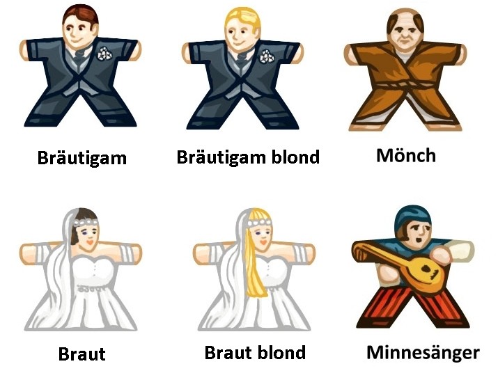 Aufkleber für Meeples