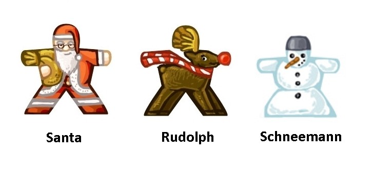 Aufkleber für Meeples
