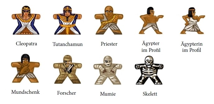 Aufkleber für Meeples