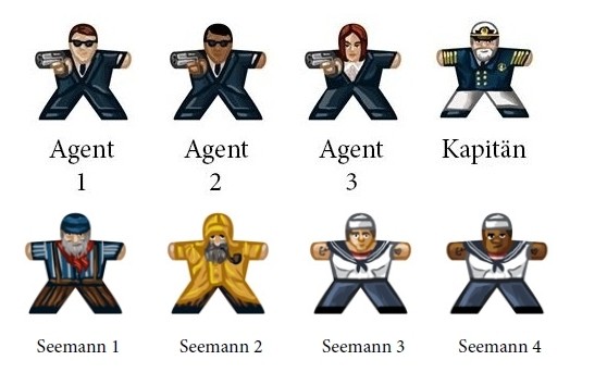 Aufkleber für Meeples