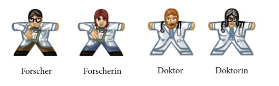 Aufkleber für Meeples