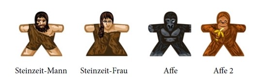 Aufkleber für Meeples