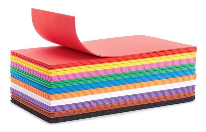 Moosgummi-Set in 10 Farben