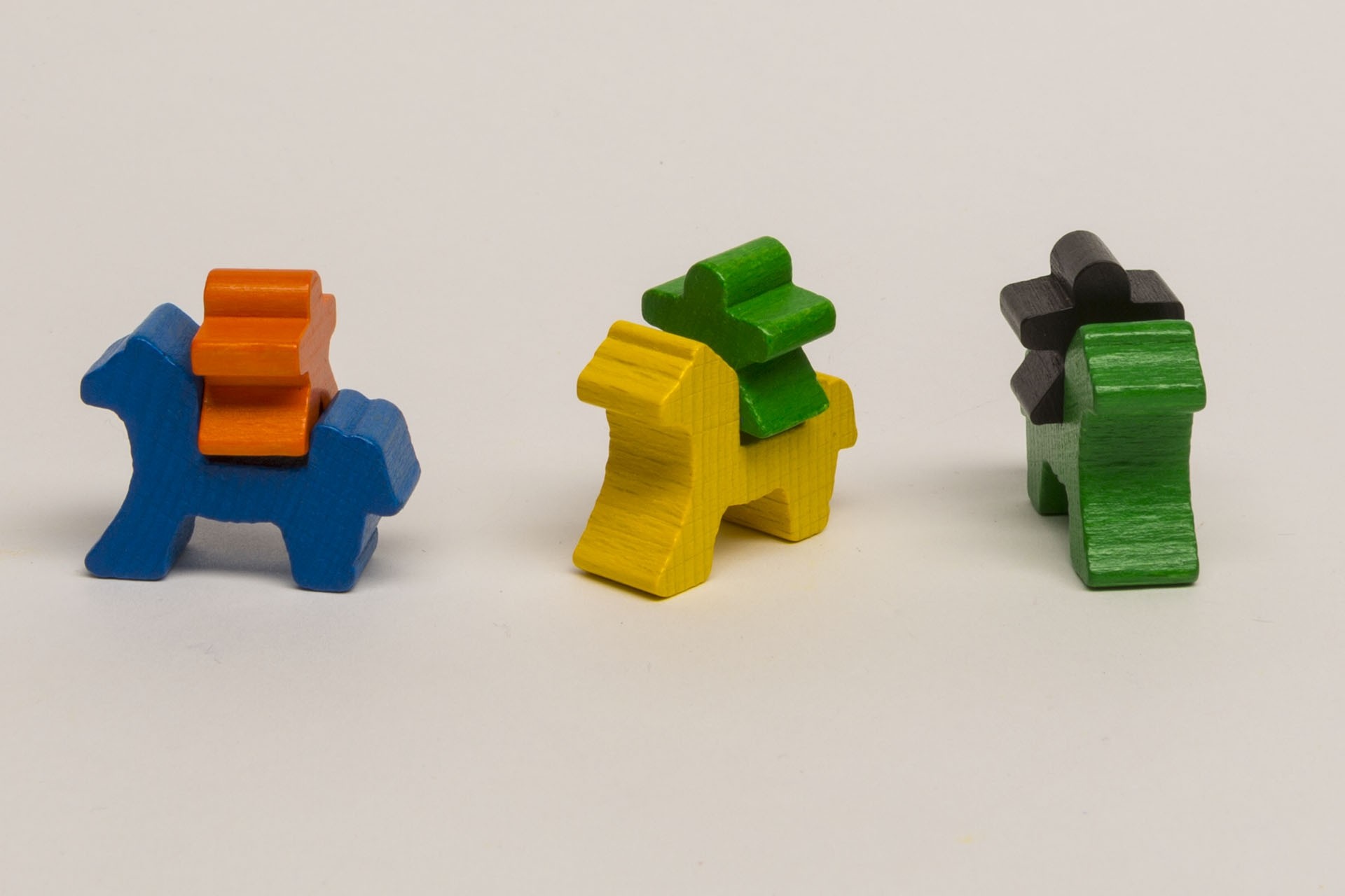 Pferd für Reiter, Meeples