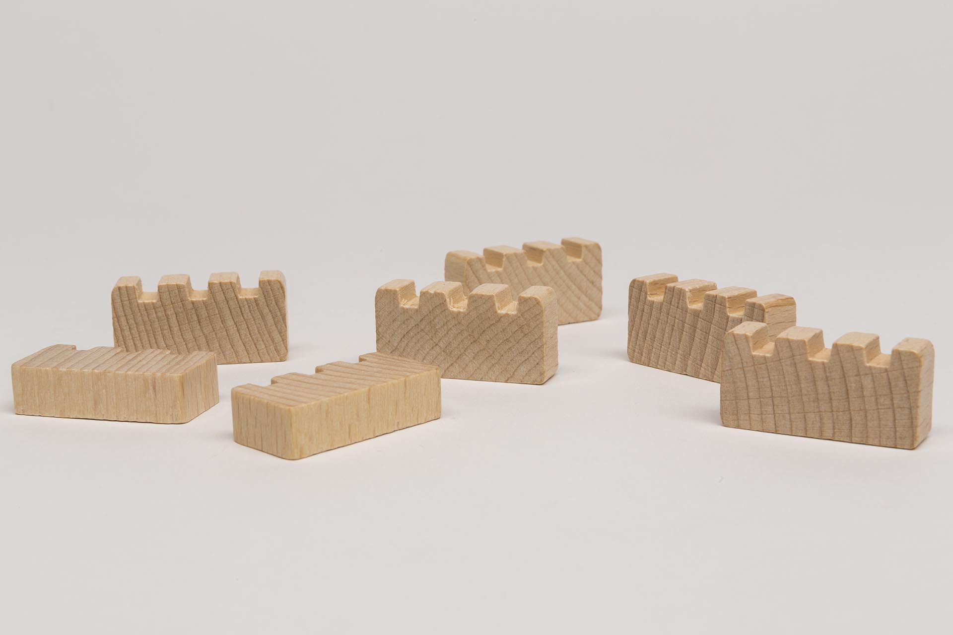 Burgmauer aus Holz