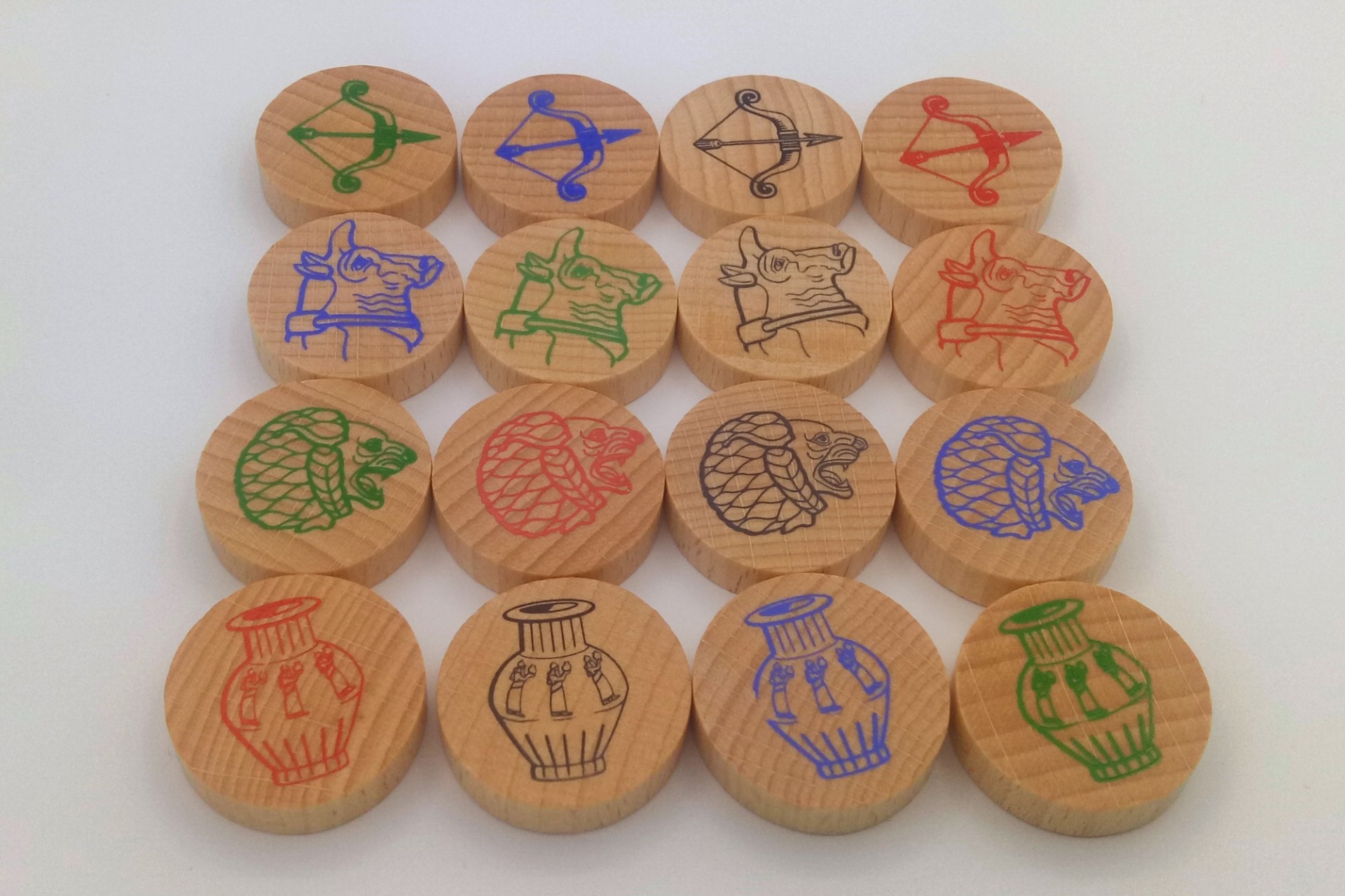 Set Spielsteine aus Euphrat und Tigris (Teil)