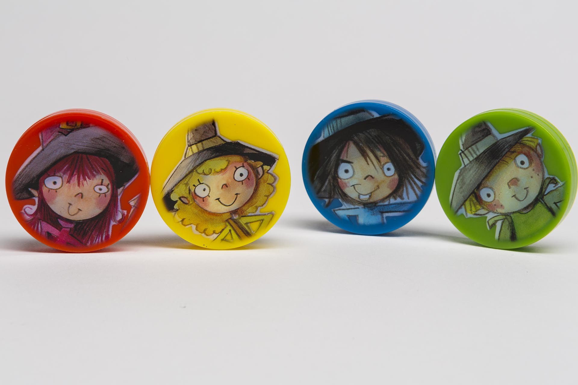Set Scheiben mit Kindergesichtern (aus Hexenhochhaus)