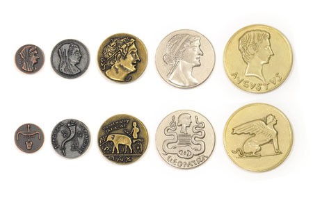 Set Metallmünzen Ägypten
