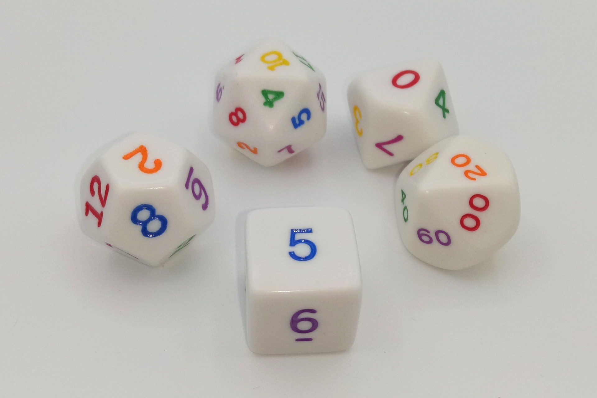 Set Würfel bunt