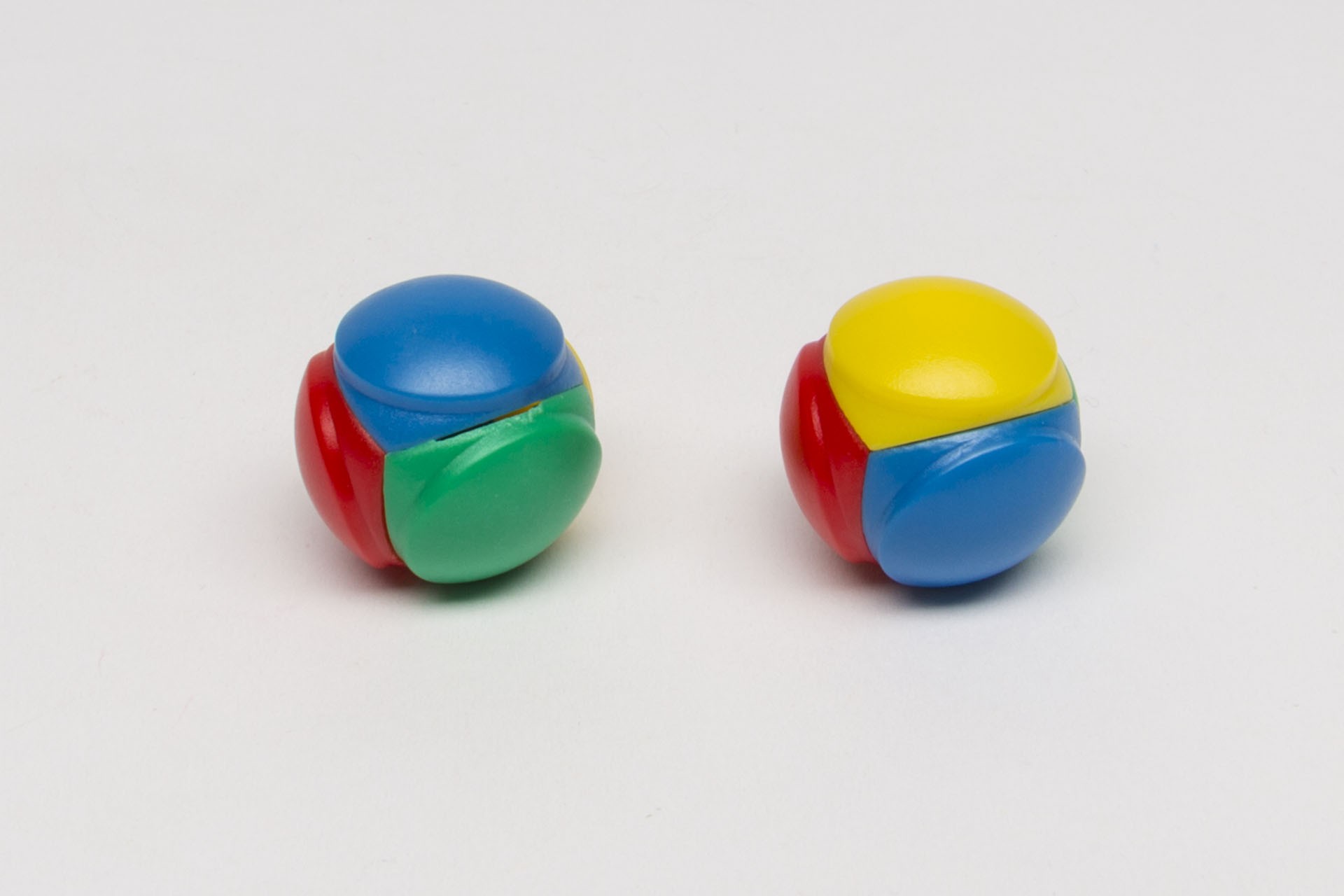 3D Farbwürfel 4er