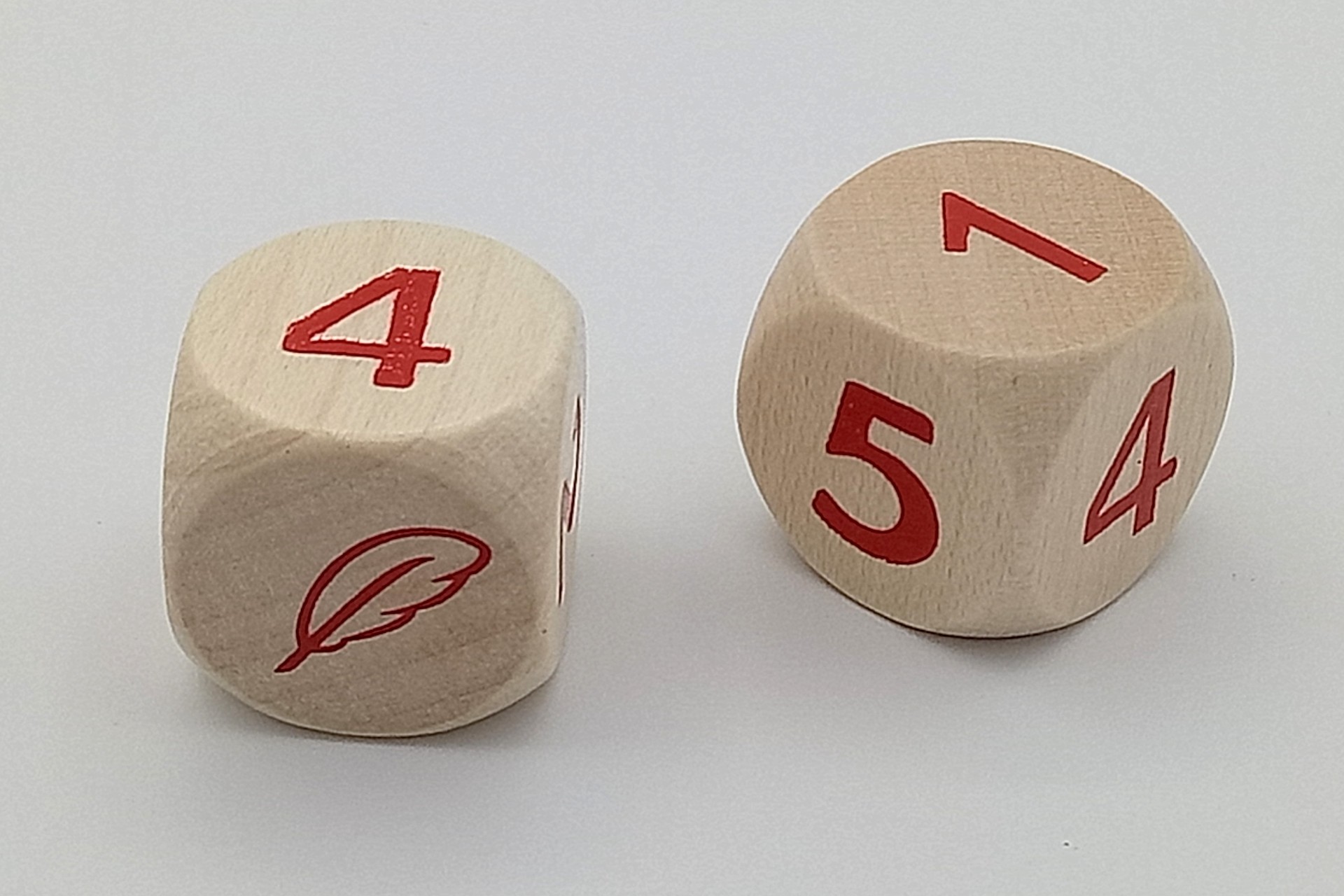 Würfel Feder