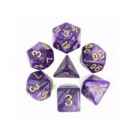 Perlmutt Würfel set