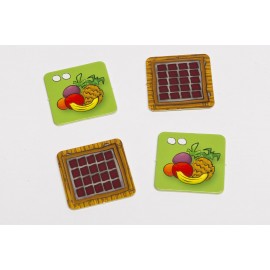 Quadrat 30x30 mm - Früchte 