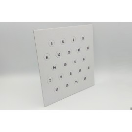 Kreise 15 mm mit Zahlen