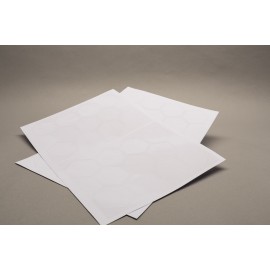 Aufkleber auf Trägerpapier - Hexagone 25mm