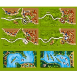 Carcassonne - Die Märkte zu Leipzig & Mini-Erw. Carcassonne-Amazonas" - (DEU/ENG)