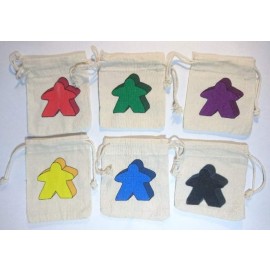 Carcassonne Stoffbeutel für Meeple