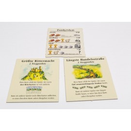 3 Pappteile (Basisspiel, 3-4 Spieler, 2. Edition EK)