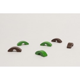 Holzmaterial für Szenario "Die Flüsse von CATAN" (CATAN Händler und Barbaren) - 5 und 6 Spieler