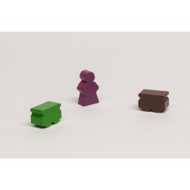 Holzmaterial für Szenario "Händler und Barbaren" (CATAN Händler und Barbaren) - 5 und 6 Spieler