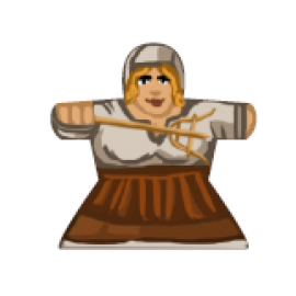 Dorfbewohnerin