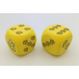 Schaumstoffwürfel 40mm mit Enten