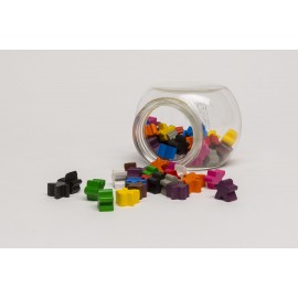 Bonbonglas - mit kleinen Meeples