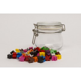 Bonbonglas - mit kleinen Meeples
