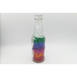 Flasche - mit Spielfiguren