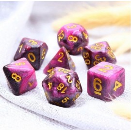 Scorpio Galaxy dice set