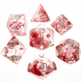 Nebula Red dice set