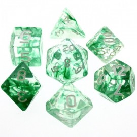 Nebula Green dice set