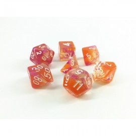 Transparent blend dice set