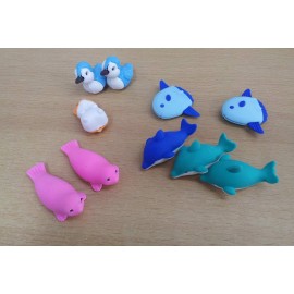 Puzzle Radierer Delphin