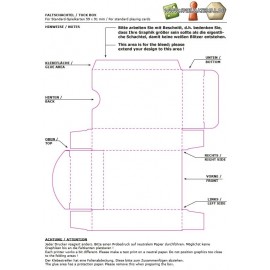 Faltschachtel auf Trägerpapier doppelt