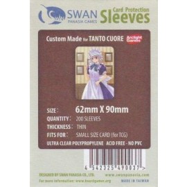 Kartenhüllen (Sleeves) für Spielkarten 62x90 mm 160 Stück (Tanto Cuore)